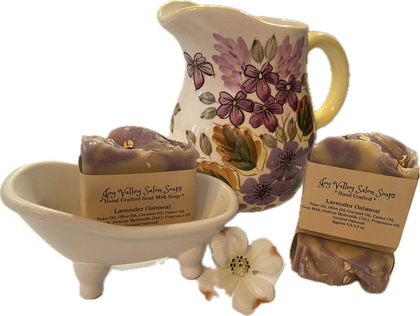 Lavender Oatmeal Goat Milk Soap.