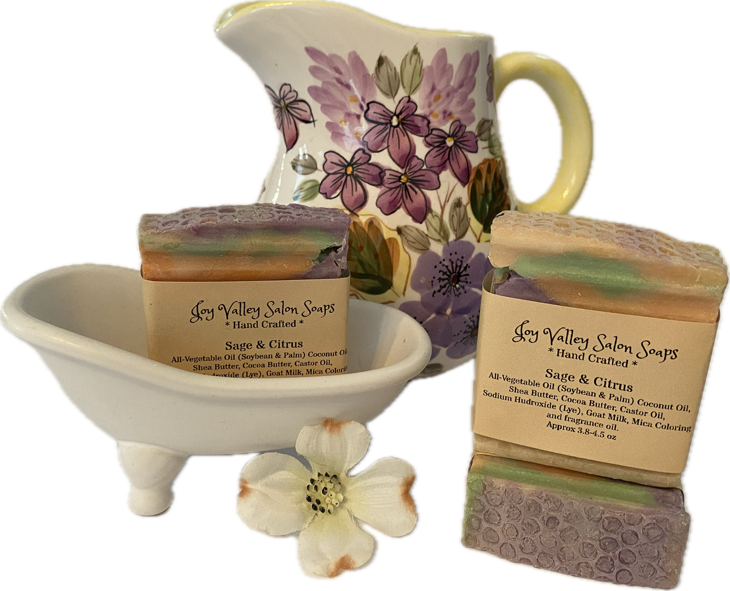 Sage & Citrus Goat Milk Soap.