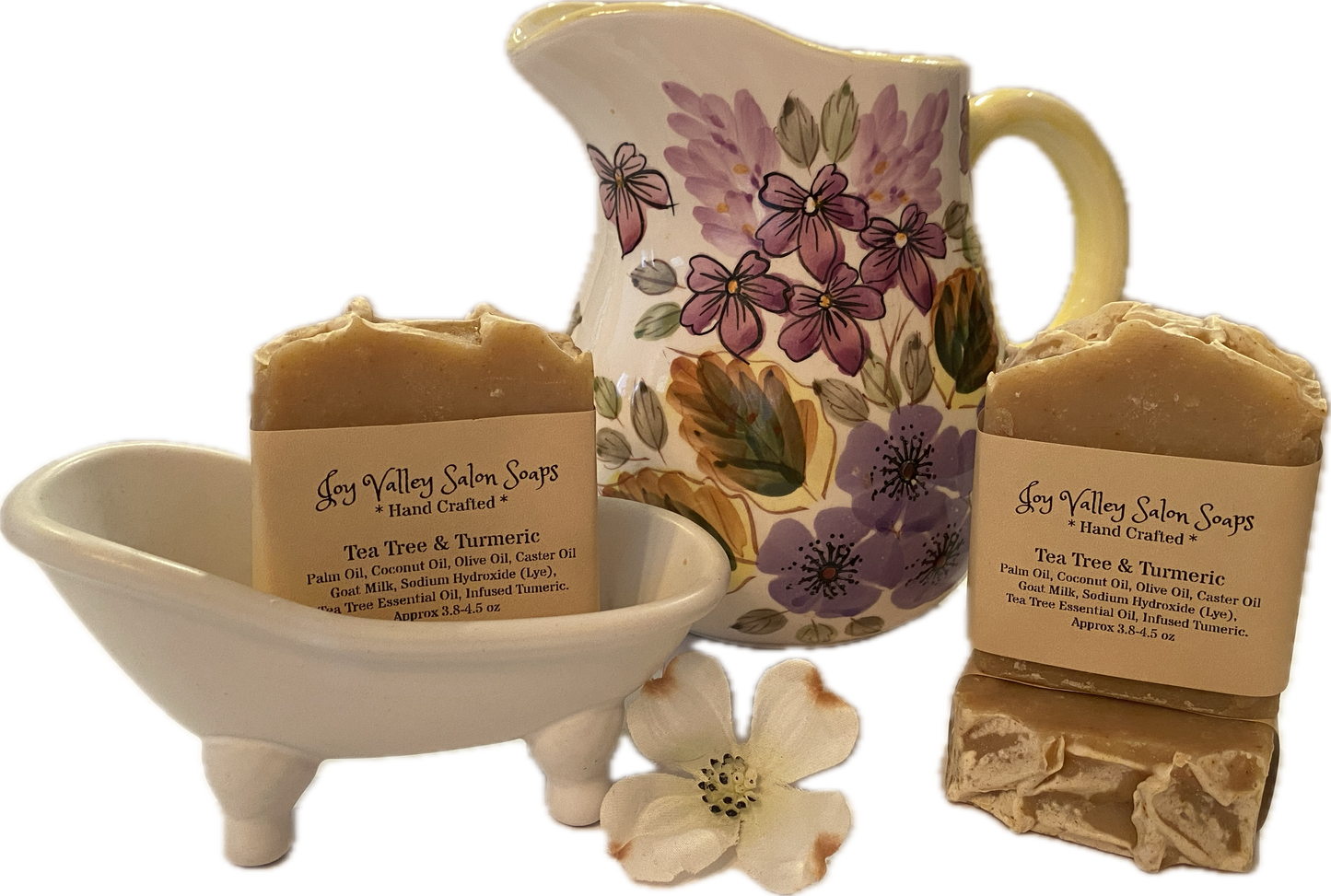 Tea Tree & Turmeric Goat Milk Soap.