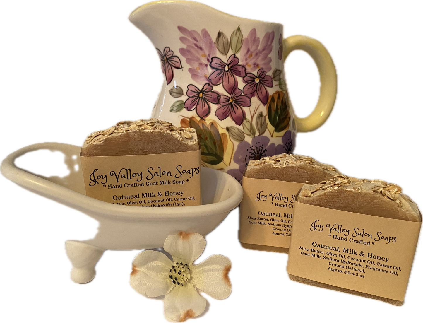 Oatmeal Milk & Honey Goat Milk Soap.