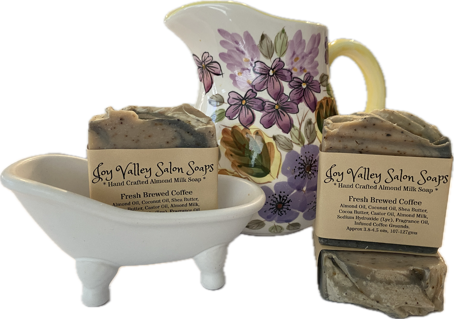 Fresh Brewed Coffee with Cream Goat Milk Soap.