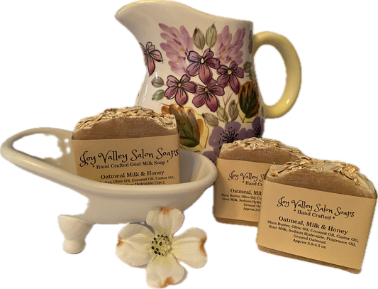 Oatmeal Milk & Honey Goat Milk Soap.