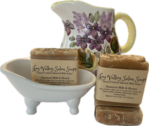 Oatmeal Milk & Honey Almond Milk Soap.