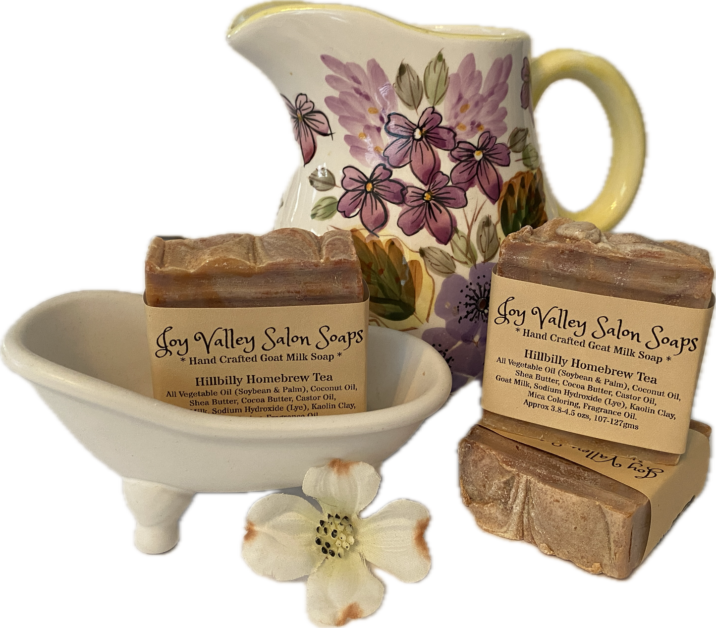 Hillbilly Homebrew Goat Milk Soap.